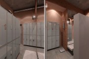 Тренажерный зал в стиле лофт