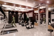 Тренажерный зал в стиле лофт